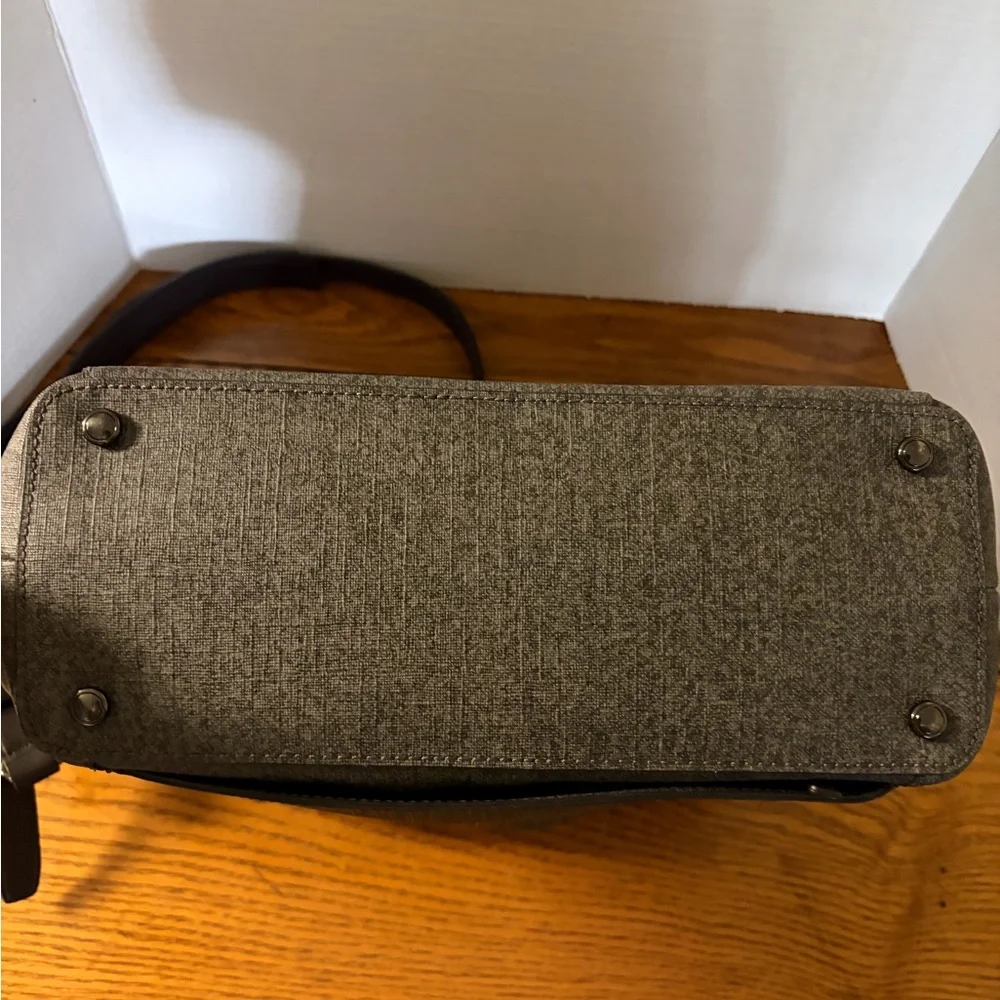 Tumi Charcoal and Black Sinclair Camila Laptop Bag